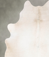 Champagne X-Large Brazilian Cowhide Rug 7'0"H x 5'10"W #B29812 by Hudson Hides