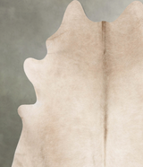 Champagne X-Large Brazilian Cowhide Rug 7'2"H x 6'6"W #B29815 by Hudson Hides