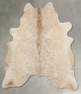 Champagne X-Large Brazilian Cowhide Rug 7'5"H x 6'6"W #B29817 by Hudson Hides