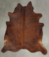 Dark Brindle XX-Large Brazilian Cowhide Rug 7'8"H x 6'7"W #B29818 by Hudson Hides