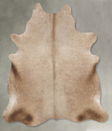 Champagne X-Large Brazilian Cowhide Rug 7'5"H x 6'5"W #B29819 by Hudson Hides