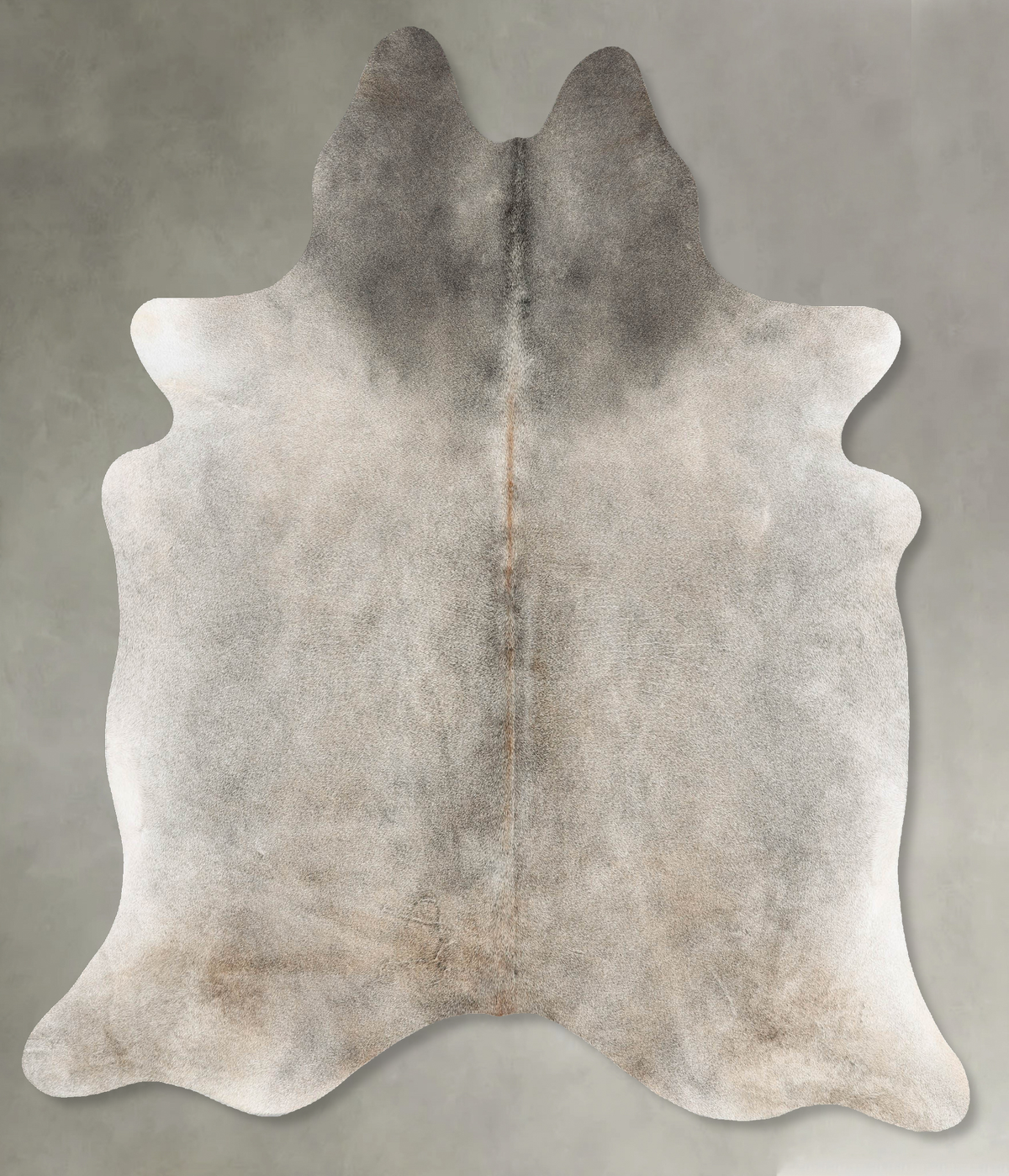 Grey with Beige Cowhide Rug #B29821