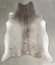 Medium Grey X-Large Brazilian Cowhide Rug 7'2"H x 6'6"W #B29826 by Hudson Hides