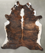 Tricolor X-Large Brazilian Cowhide Rug 7'9"H x 5'8"W #B29829 by Hudson Hides