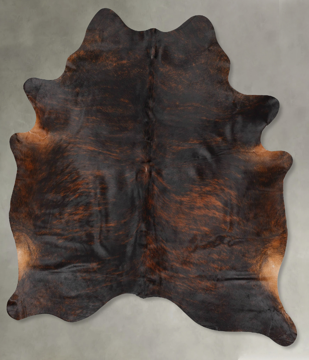 Dark Brindle Cowhide Rug #B29831