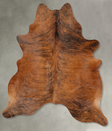Medium Brindle X-Large Brazilian Cowhide Rug 7'5"H x 6'2"W #B29834 by Hudson Hides