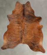 Medium Brindle X-Large Brazilian Cowhide Rug 7'5"H x 6'2"W #B29834 by Hudson Hides