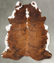 Tricolor X-Large Brazilian Cowhide Rug 7'6"H x 5'10"W #B29836 by Hudson Hides