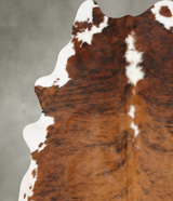 Tricolor X-Large Brazilian Cowhide Rug 7'6"H x 5'10"W #B29836 by Hudson Hides