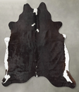 Black and White X-Large Brazilian Cowhide Rug 6'11"H x 6'6"W #B29838 by Hudson Hides