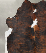 Tricolor X-Large Brazilian Cowhide Rug 6'11"H x 6'4"W #B29841 by Hudson Hides
