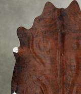 Dark Brindle XX-Large Brazilian Cowhide Rug 7'3"H x 7'3"W #B29842 by Hudson Hides