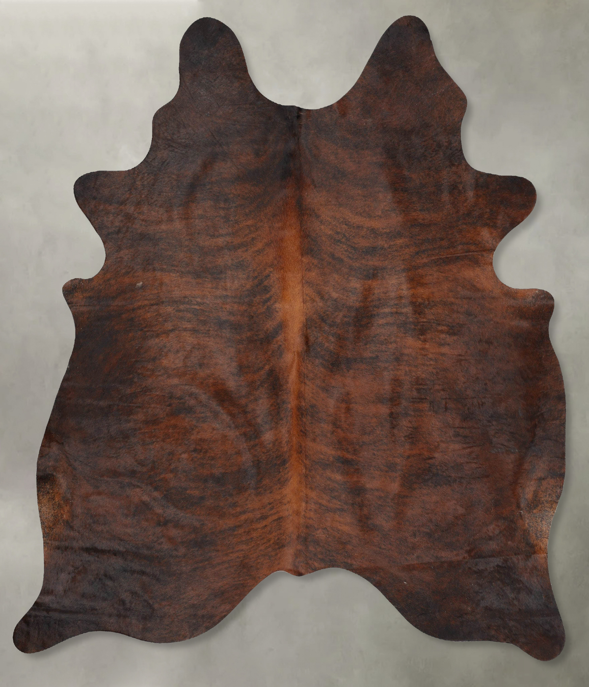 Dark Brindle Cowhide Rug #B29845