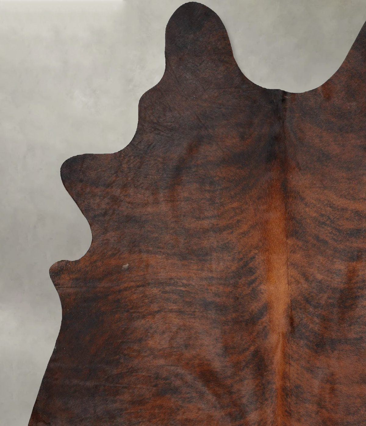 Dark Brindle X-Large Brazilian Cowhide Rug 7'10"H x 6'4"W #B29845 by Hudson Hides