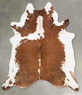 Tricolor XX-Large Brazilian Cowhide Rug 8'1"H x 6'11"W #B29846 by Hudson Hides