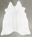 Medium Grey Large Brazilian Cowhide Rug 5'6"H x 5'7"W #B29847 by Hudson Hides