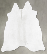 Medium Grey Large Brazilian Cowhide Rug 5'6"H x 5'7"W #B29847 by Hudson Hides