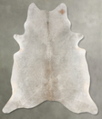 Grey with Beige XX-Large Brazilian Cowhide Rug 7'9"H x 6'8"W #B29852 by Hudson Hides