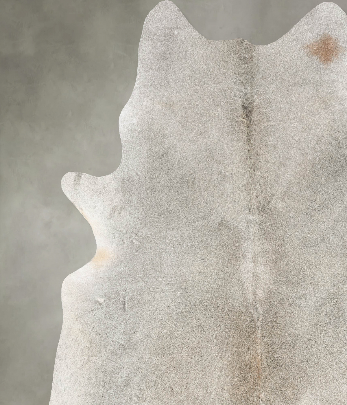 Grey with Beige XX-Large Brazilian Cowhide Rug 7'9"H x 6'8"W #B29852 by Hudson Hides