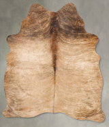 Medium Brindle Large Brazilian Cowhide Rug 7'1"H x 5'4"W #B29856 by Hudson Hides