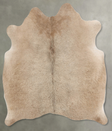 Champagne Large Brazilian Cowhide Rug 5'9"H x 5'7"W #B29857 by Hudson Hides