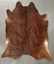 Medium Brindle X-Large Brazilian Cowhide Rug 6'5"H x 6'6"W #B29858 by Hudson Hides