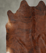 Medium Brindle X-Large Brazilian Cowhide Rug 6'5"H x 6'6"W #B29858 by Hudson Hides