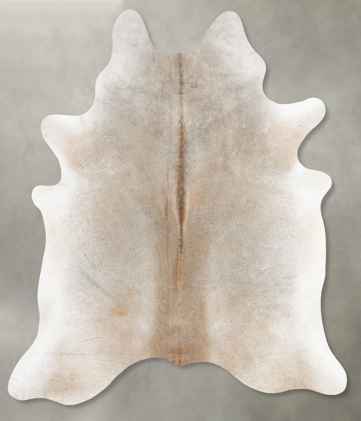 Grey with Beige Cowhide Rug #B29859