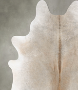 Grey with Beige X-Large Brazilian Cowhide Rug 7'3"H x 6'6"W #B29859 by Hudson Hides