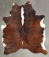 Tricolor X-Large Brazilian Cowhide Rug 7'3"H x 5'7"W #B29860 by Hudson Hides