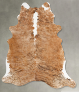 Medium Brindle XX-Large Brazilian Cowhide Rug 8'4"H x 6'3"W #B29862 by Hudson Hides