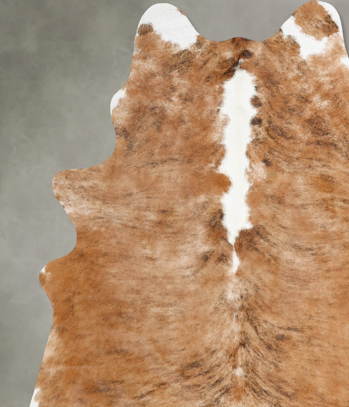 Medium Brindle XX-Large Brazilian Cowhide Rug 8'4"H x 6'3"W #B29862 by Hudson Hides