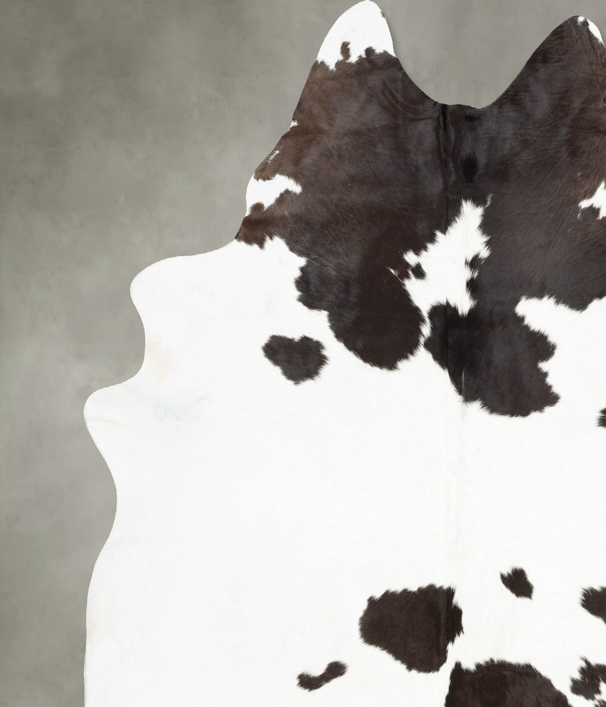 Black and White XX-Large Brazilian Cowhide Rug 8'1"H x 7'0"W #B29863 by Hudson Hides