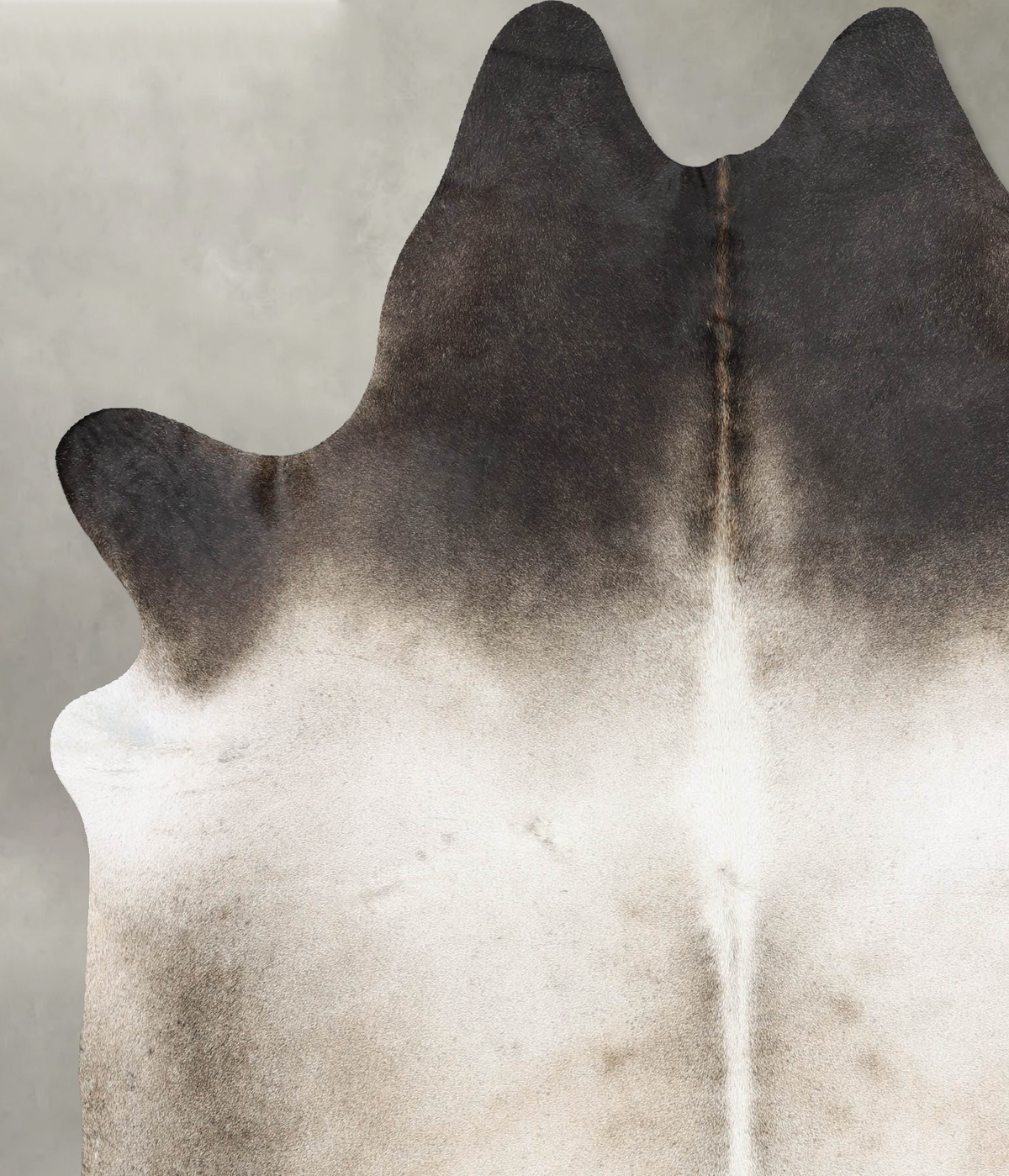 Grey with Beige X-Large Brazilian Cowhide Rug 7'5"H x 6'3"W #B29871 by Hudson Hides