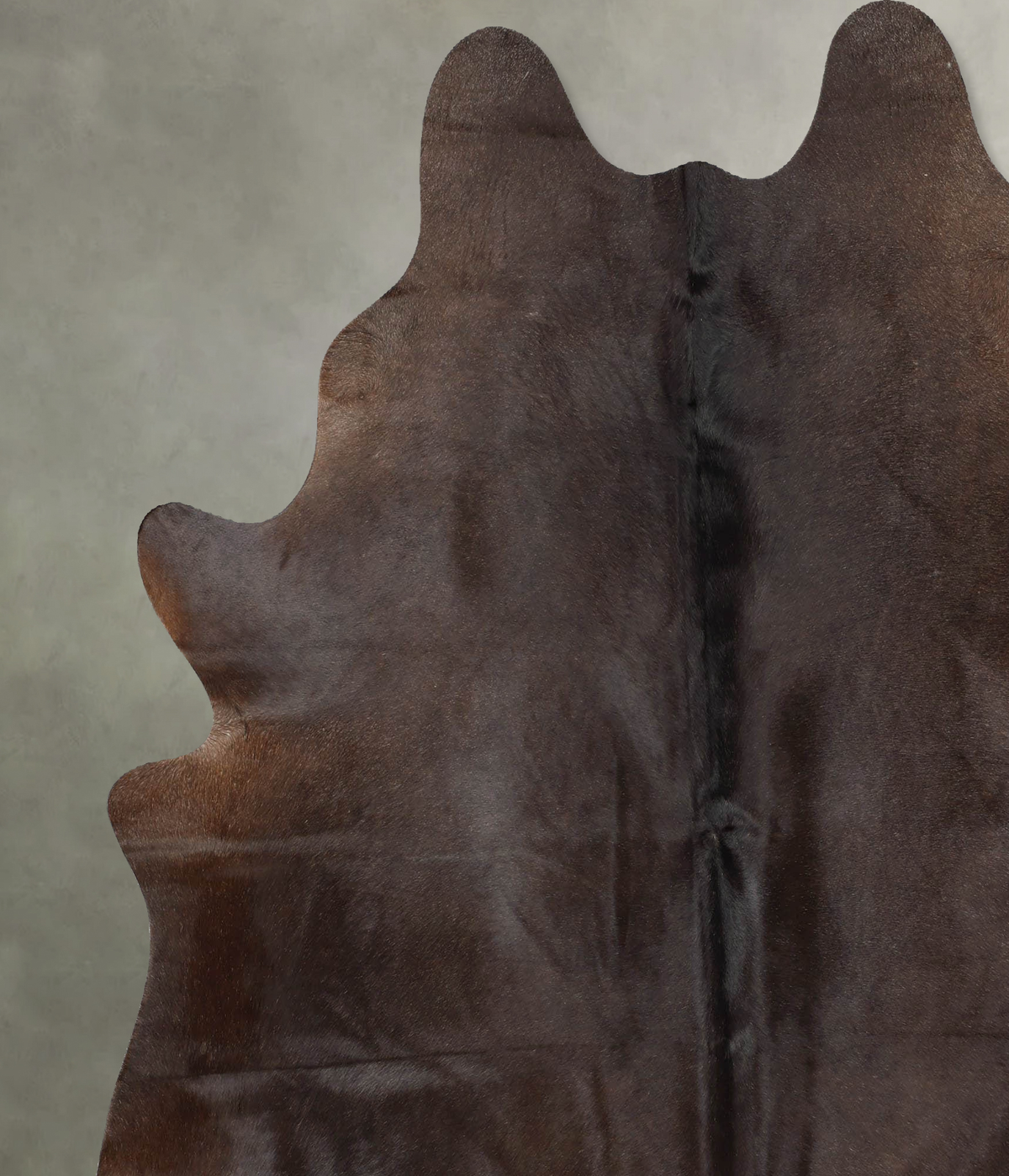 Chocolate XX-Large Brazilian Cowhide Rug 7'10"H x 6'9"W #B29872 by Hudson Hides