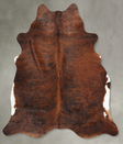 Medium Brindle X-Large Brazilian Cowhide Rug 7'5"H x 6'8"W #B29875 by Hudson Hides