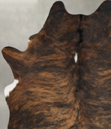 Dark Brindle X-Large Brazilian Cowhide Rug 7'3"H x 5'10"W #B29876 by Hudson Hides