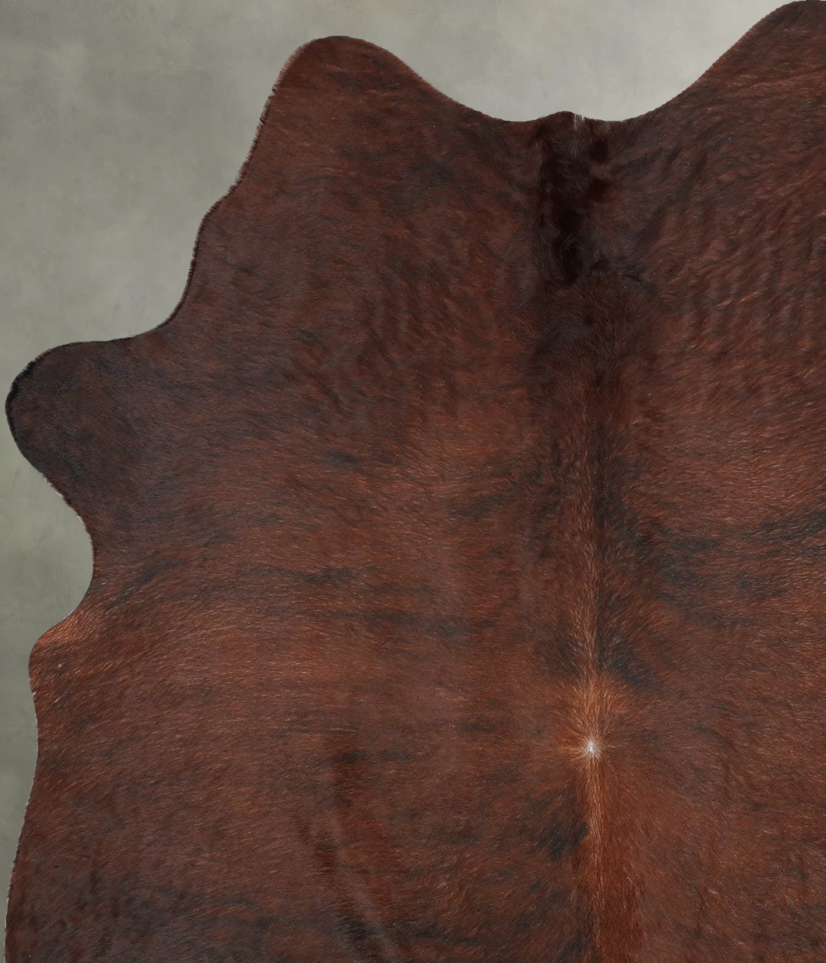 Dark Brindle Large Brazilian Cowhide Rug 6'6"H x 5'4"W #B29880 by Hudson Hides