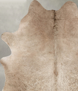 Taupe Large Brazilian Cowhide Rug 7'0"H x 5'8"W #B29881 by Hudson Hides
