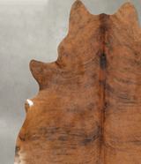 Medium Brindle X-Large Brazilian Cowhide Rug 7'3"H x 6'0"W #B29885 by Hudson Hides