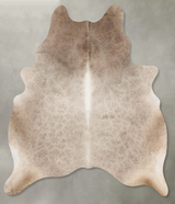 Champagne X-Large Brazilian Cowhide Rug 8'0"H x 6'0"W #B29886 by Hudson Hides