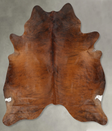 Medium Brindle X-Large Brazilian Cowhide Rug 7'5"H x 6'5"W #B29887 by Hudson Hides