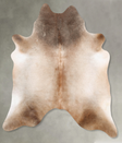 Grey with Beige X-Large Brazilian Cowhide Rug 7'5"H x 6'8"W #B29888 by Hudson Hides