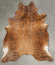 Medium Brindle XX-Large Brazilian Cowhide Rug 7'7"H x 6'8"W #B29890 by Hudson Hides