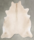 Champagne X-Large Brazilian Cowhide Rug 7'2"H x 6'8"W #B29892 by Hudson Hides