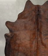 Dark Brindle X-Large Brazilian Cowhide Rug 7'6"H x 5'10"W #B29896 by Hudson Hides