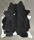 Black and White XX-Large Brazilian Cowhide Rug 7'11"H x 6'7"W #B29897 by Hudson Hides
