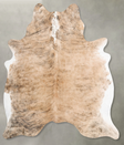 Light Brindle X-Large Brazilian Cowhide Rug 7'8"H x 6'6"W #B29904 by Hudson Hides