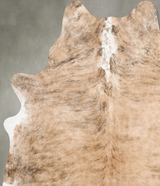 Light Brindle X-Large Brazilian Cowhide Rug 7'8"H x 6'6"W #B29904 by Hudson Hides