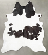 Black and White XX-Large Brazilian Cowhide Rug 8'3"H x 7'2"W #B29905 by Hudson Hides